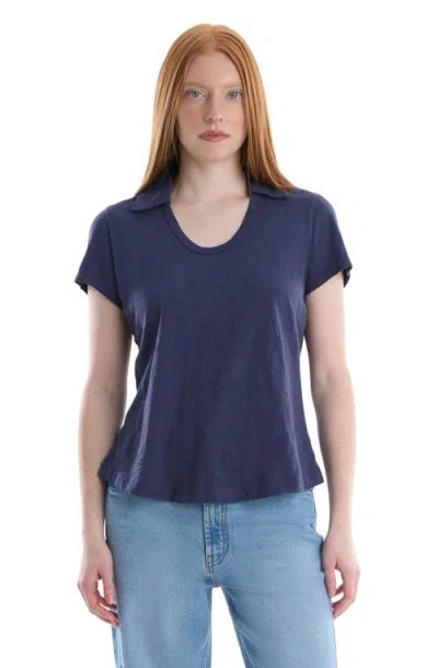 Wilt Short Sleeve Polo Tee In Blue