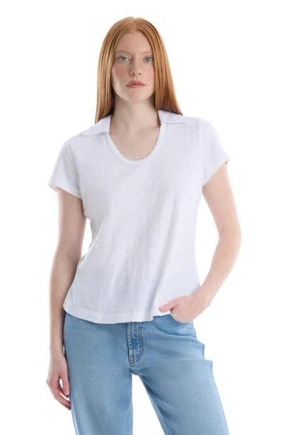 Wilt Short Sleeve Polo Tee In White