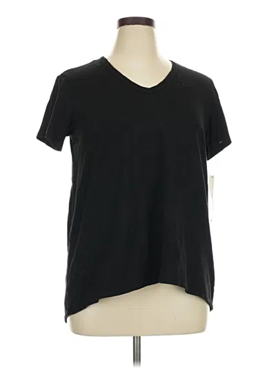 Wilt Short Sleeve Top Black V Neck Tops