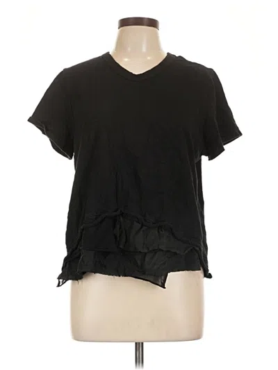 Pre-owned Wilt Short Sleeve Top Black V Neck Tops