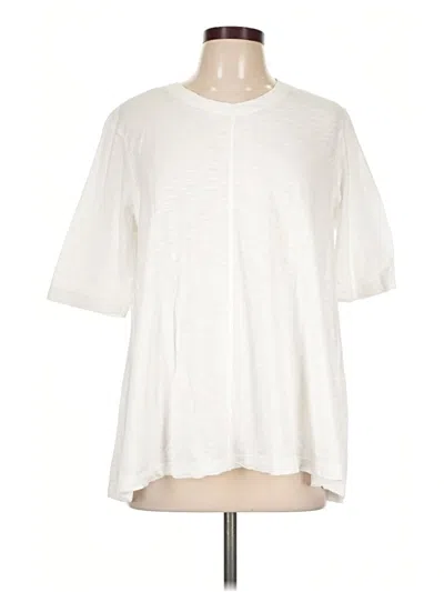 Pre-owned Wilt Short Sleeve Top Ivory Crew Neck Tops