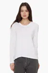Wilt Shrunken Bf L/s Slub Mix Fabric In White