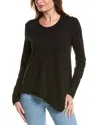Wilt Slant Hem Tunic In Black