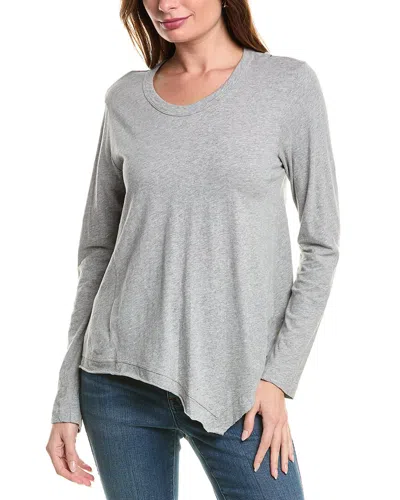 Wilt Slant Hem Tunic In Grey