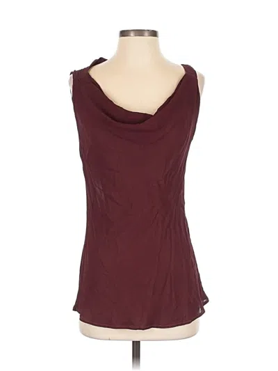 Pre-owned Wilt Sleeveless Top Burgundy Cowl Neck Tops