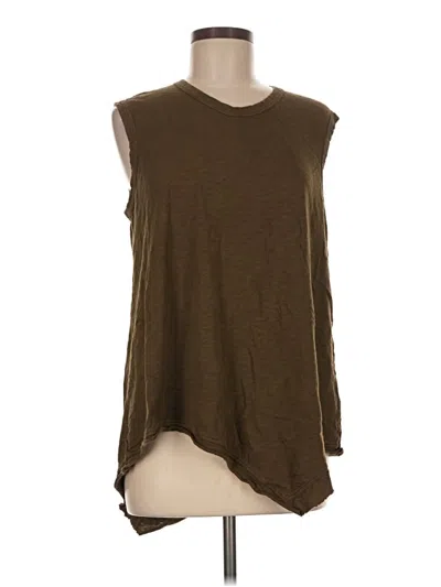 Pre-owned Wilt Sleeveless T-shirt In Brown