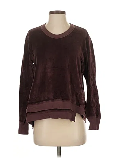 Pre-owned Wilt Sweatshirt In Burgundy