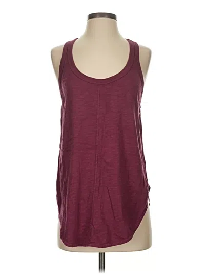Pre-owned Wilt Tank Top Burgundy Halter Neckline Tops