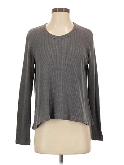 Pre-owned Wilt Thermal Top Gray Scoop Neck Tops