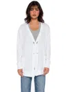Wilt Tie Front L/s Rib Mix Cardigan In White