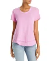 Wilt Tiered-hem Tee In Orchid