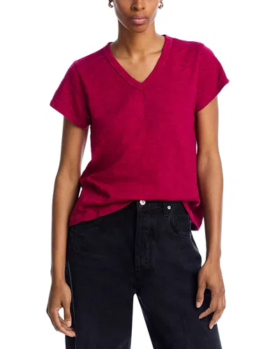 Wilt V-neck Tee In Berry