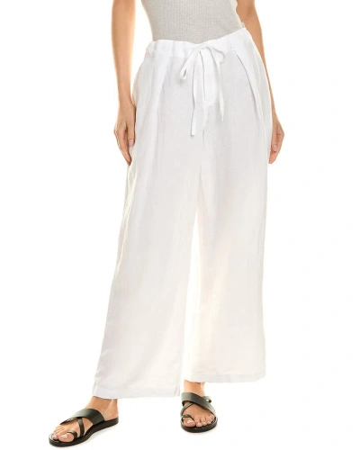 Wilt Wide Leg Linen Pant In White