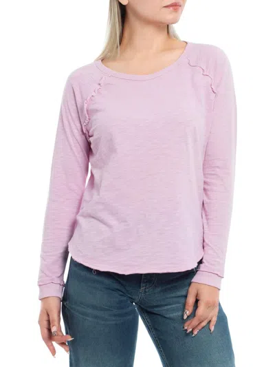 Wilt Women's Raglan Long Sleeve Tee In Purple