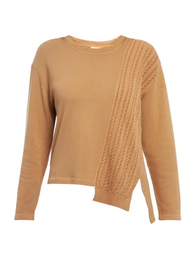 Wilt Women's Round Neck Sweatshirt In Brown