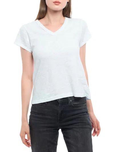 Wilt Women's V-neck Short Sleeve Baby Baby Fit T-shirt In White