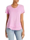 Wilt Tiered-hem Tee In Pink