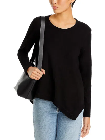 Wilt Womens Slub Crewneck T-shirt In Black