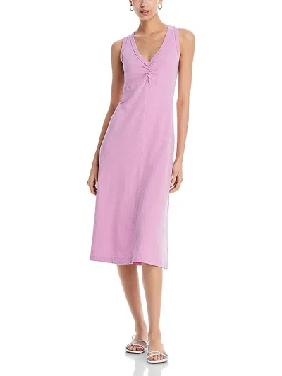 Wilt Womens V Neck Uch Midi Dress In Pink