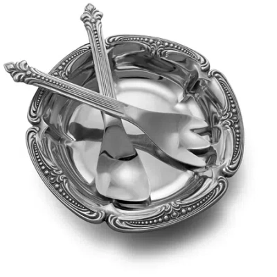 Wilton Armetale Belle Mont Aluminum Salad Server In Silver