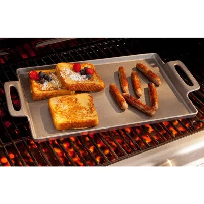 Wilton Armetale Gourmet Grillware Griddle With Handles, 18.5-inch In Silver