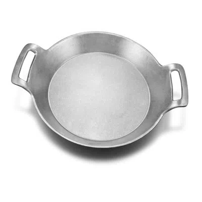 Wilton Armetale Gourmet Grillware Paella Pan In Silver