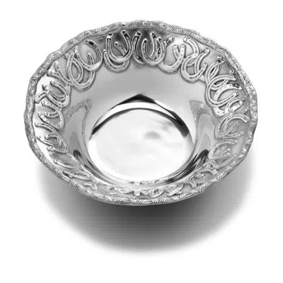 Wilton Armetale Western Round Serving Bowl, 12.25-inch In Silver