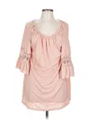 Win Win 3/4 Sleeve Blouse In Pink