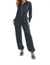 Win Win Apparel Women's Long Sleeve Jumpsuit In Black In Black