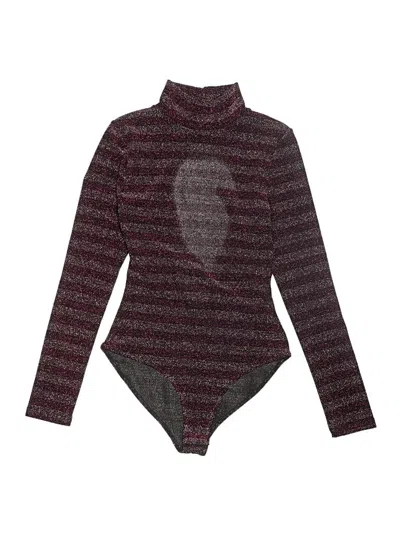 Pre-owned Win Win Bodysuit In Purple