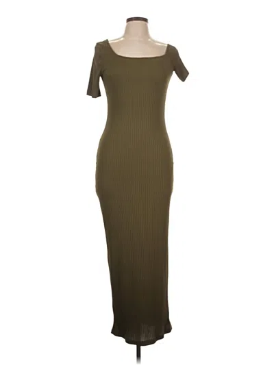 Pre-owned Win Win Casual Dress In Brown