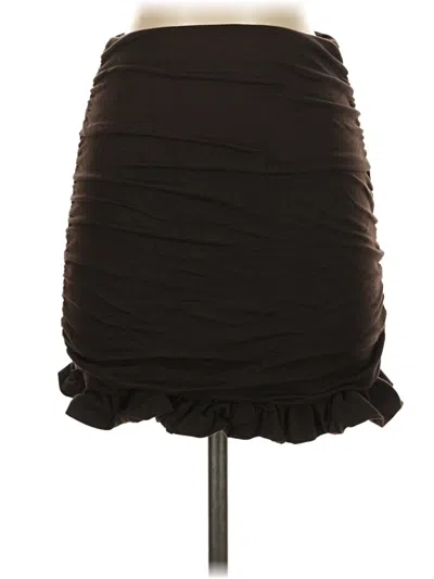 Pre-owned Win Win Casual Skirt In Brown