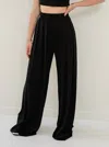 Win Win Ella Palazzo Pant In Black