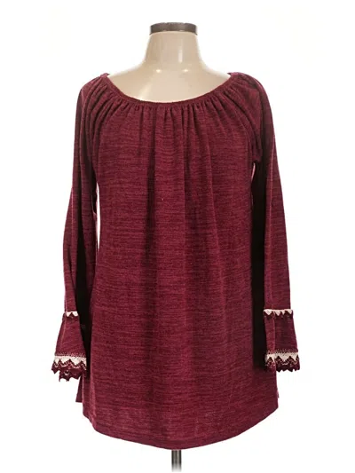 Pre-owned Win Win Pullover Sweater In Burgundy