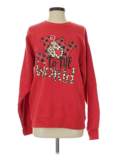 Pre-owned Win Win Sweatshirt In Red