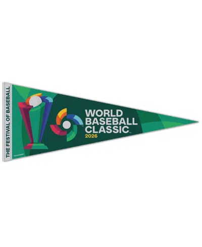 Wincraft 2026 World Baseball Classic 12" X 30" Premium Pennant In Green
