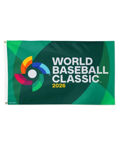 Wincraft 2026 World Baseball Classic 3' X 5' Single-sided Deluxe Flag In Gray