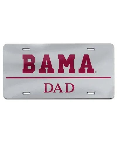 Wincraft Alabama Crimson Tide Dad Laser Cut Acrylic License Plate