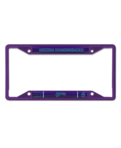 Wincraft Arizona Diamondbacks 2025 City Connect Laser Cut Metal License Plate Frame In Transparent