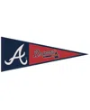 Wincraft Atlanta Braves 13" X 32" Wool Primary Logo Pennant In Red
