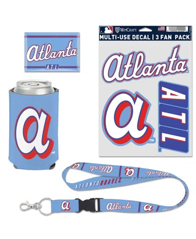 Wincraft Atlanta Braves 2026 City Connect 4-piece Fan Pack In Transparent