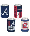 Wincraft Atlanta Braves 4-pack 12oz. Can Cooler Set In No Color
