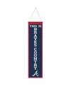 Wincraft Atlanta Braves 8" X 32" Slogan Wool Banner In Multi