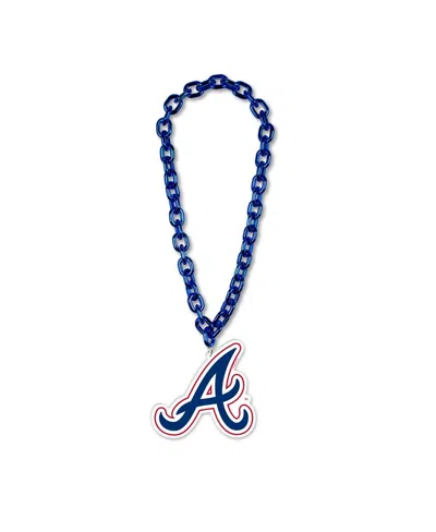 Wincraft Atlanta Braves Big Chain Necklace In Transparent