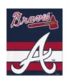 Wincraft Atlanta Braves Ultra Plush 50" X 60" Throw Blanket In Blue