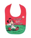 Wincraft Baby Boys And Girls  Cincinnati Reds Disney Mickey All Pro Baby Bib In Multi