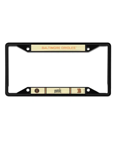 Wincraft Baltimore Orioles 2026 City Connect Laser Cut Metal License Plate Frame In Multi
