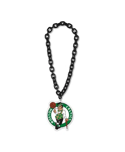 Wincraft Boston Celtics Big Chain Logo Necklace In Black