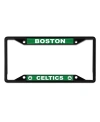Wincraft Boston Celtics Chrome Color License Plate Frame In Black