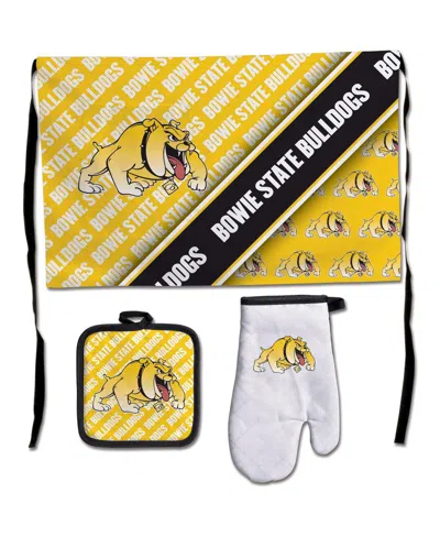 Wincraft Bowie State Bulldogs Premium Barbecue Set In Yellow